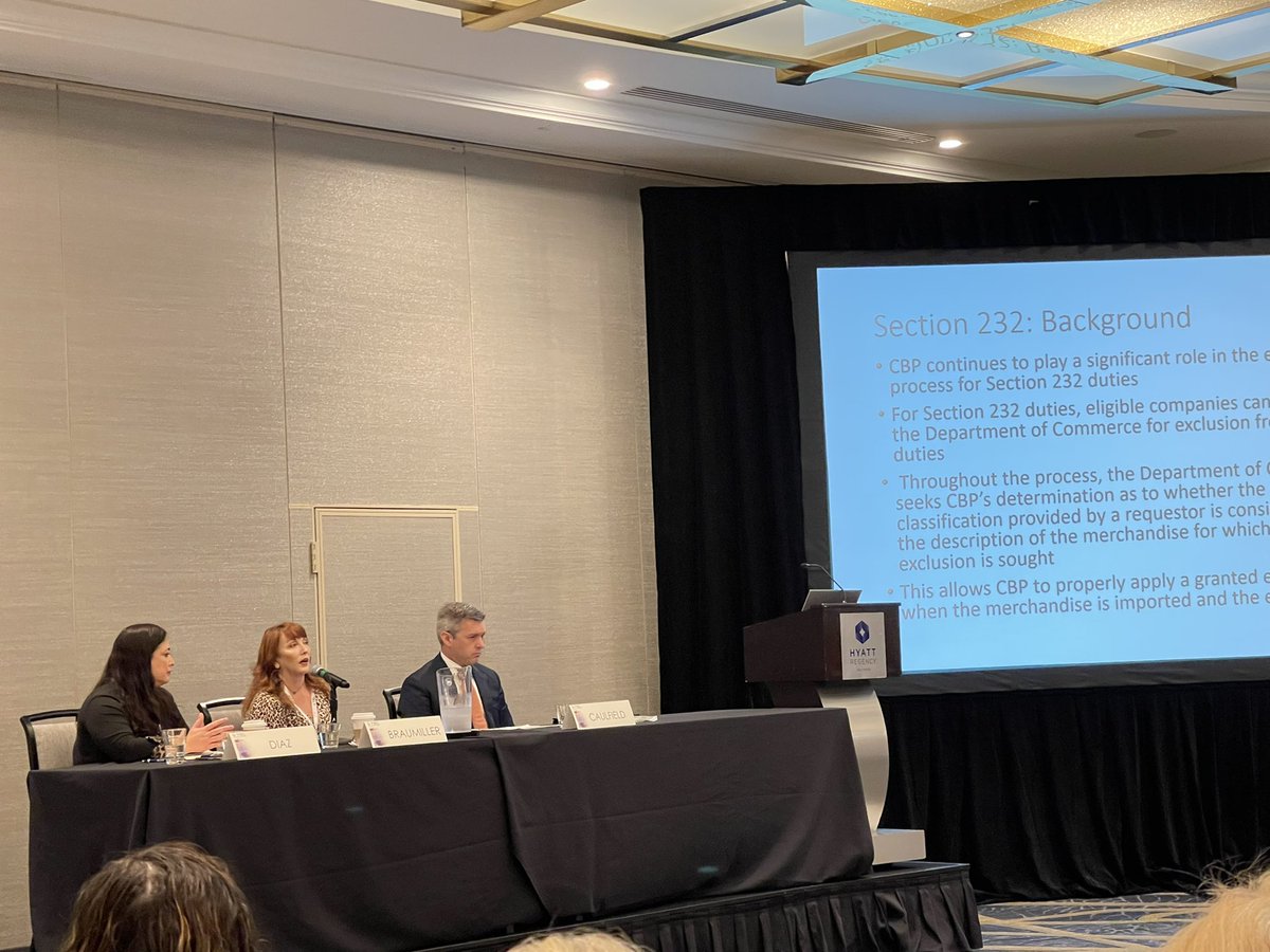 DeleonTrade's tweet image. Listening to Adrienne Braumiller and Jen Diaz on the updates to CBP Enforcement initiatives. Thank you ladies great job!