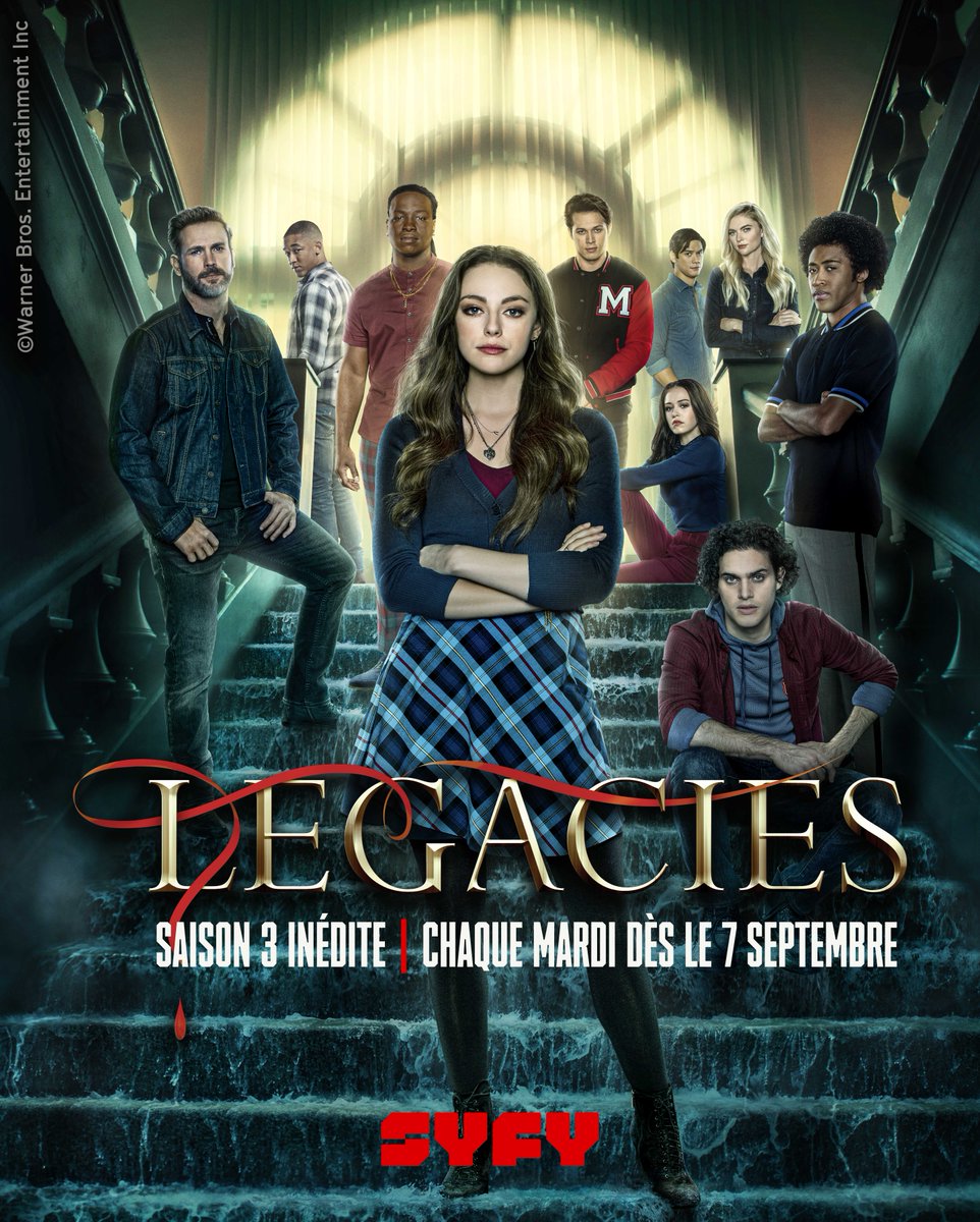 C'est la rentrée pour les élèves de la Salvatore Boarding School ! 👩‍🏫

LEGACIES revient pour une saison 3 inédite à découvrir chaque mardi dès le 7 septembre sur SYFY ! 

#LEGACIES
