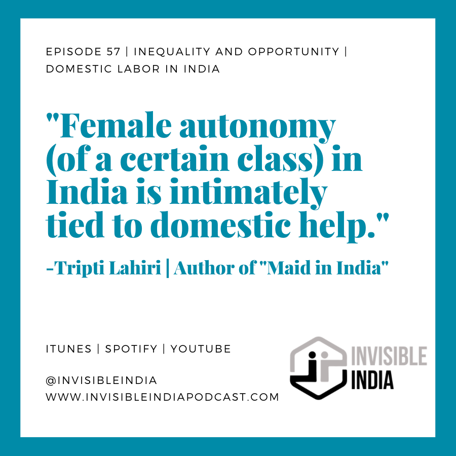 indiawithjess's tweet photo. When the maid doesn't come, who picks up the slack?

Episode 57 with author @triptilahiri "Maid in India" 

https://t.co/wYQyylkzew

#economics #socialwork #india #developmentwork #NGO #labor #podcast #author #bookreview #review #giveaway #bookrecommendation #indianpodcast https://t.co/GMdAW5ecwJ