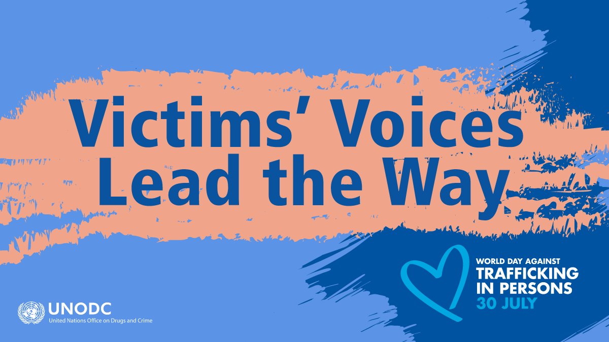 SCDSB_Schools's tweet photo. Today is World Day Against Trafficking in Persons and this year's theme is “Victims' Voices Lead the Way.” This day highlights the importance of listening to and learning from survivors of human trafficking. #EndHumanTrafficking @UN

Learn more:
https://t.co/h91Y6NgQdf https://t.co/iNwrr1UK5i