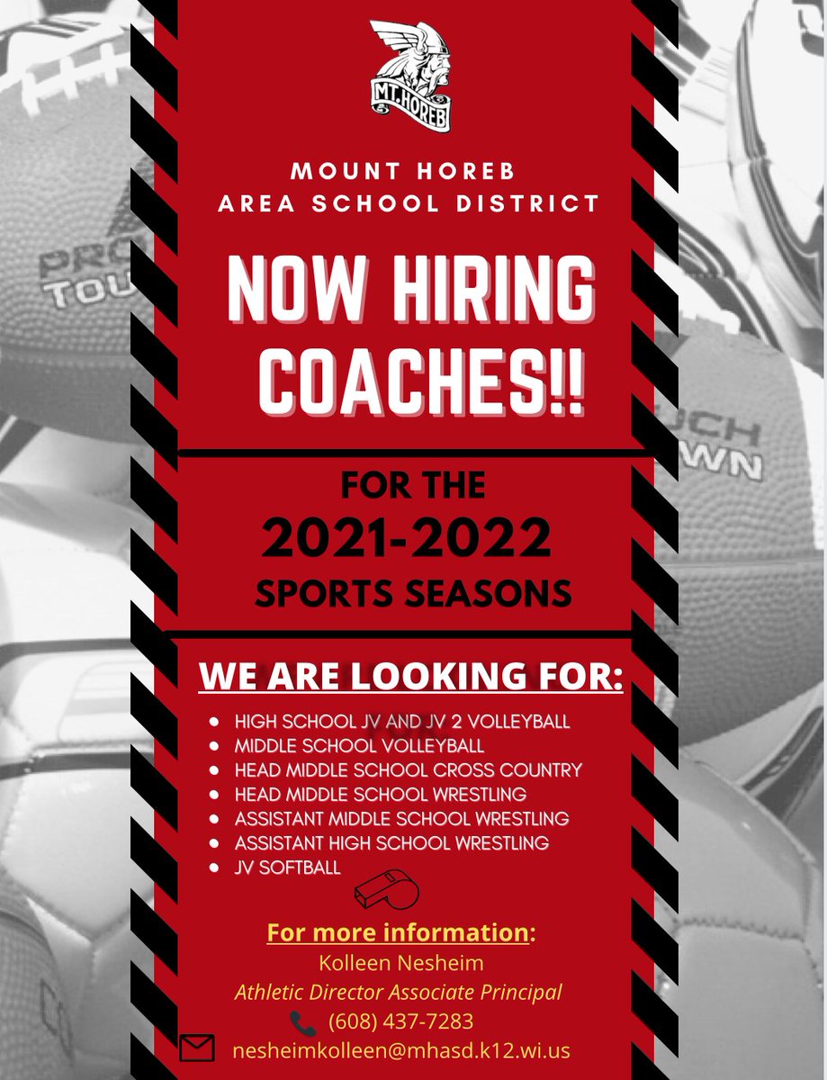 Still looking for a few coaches to work with our amazing and talented athletes.