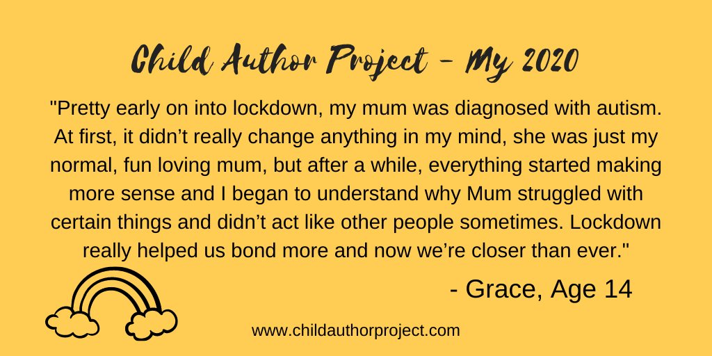 SNEAK PEEK!!!!! 👀👀👀

Our 'My 2020' book project explores children's thoughts and feelings surrounding the 2020 pandemic. 

I love this!!!! Grace shares how she was able to learn more about her mum during lockdown. Gorgeous!! 

amazon.co.uk/dp/1916068642