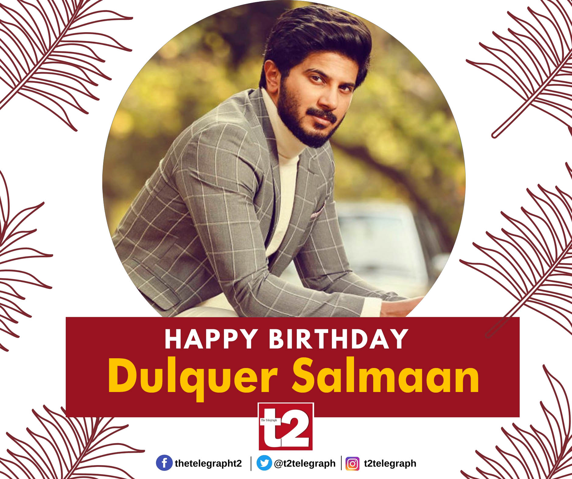 He\s the man who sets our pulses racing. Happy birthday, Dulquer Salmaan! More of you in Bollywood, please! 
