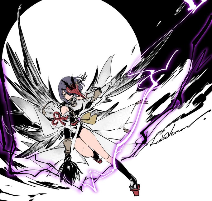鴉天狗のtwitterイラスト検索結果
