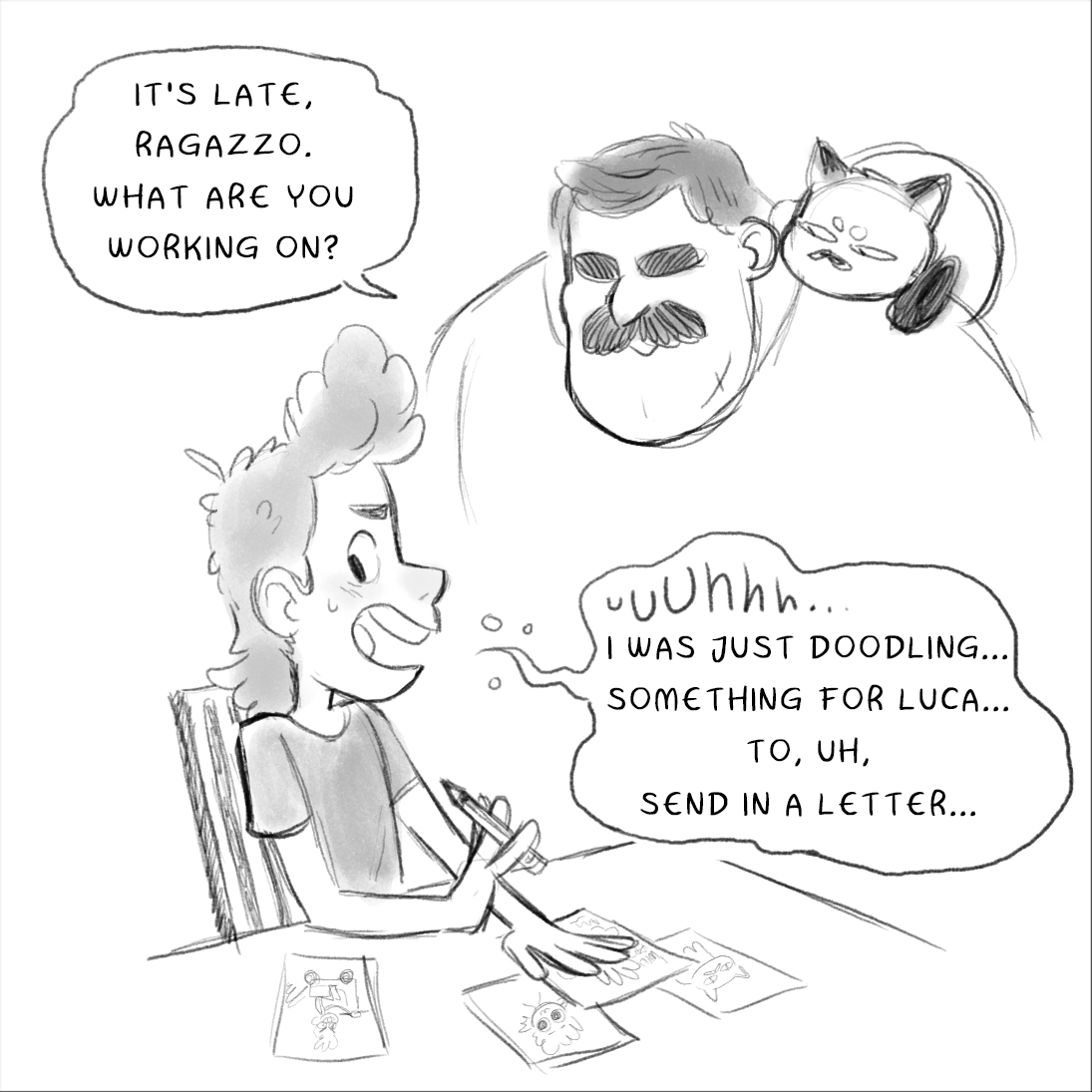 Massimo serial art thief #Luca 