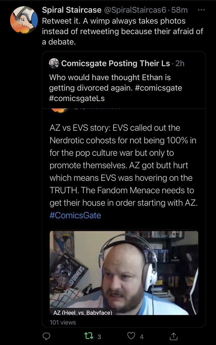 Comicsgate Posting Their Ls tweet media