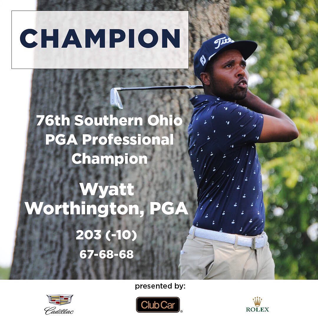 At -10, Wyatt Worthington, PGA has claimed the 76th Southern Ohio PGA Professional Championship at <a href="/maketewah/">Maketewah Country Club</a>. The Teaching Professional at The Golf Depot in Columbus carded a 68 in the final round to take home the trophy. Congratulations, <a href="/WWorthingtonII/">Wyatt Worthington II</a>!