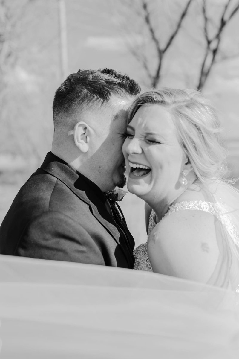 Brooksteerrrr's tweet image. Marry the man that keeps you laughing. The man that makes you feel beautiful even on your worst days. The man that always makes you feel loved, even when you feel unlovable. The man who pushes you to be your best.  Here’s to 4 months of being married to my best friend. ❤️