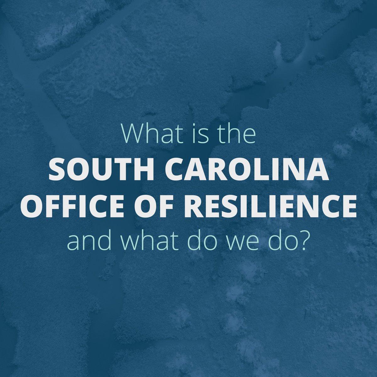SC Office of Resilience on Twitter "Introducing SCOR SC's newest