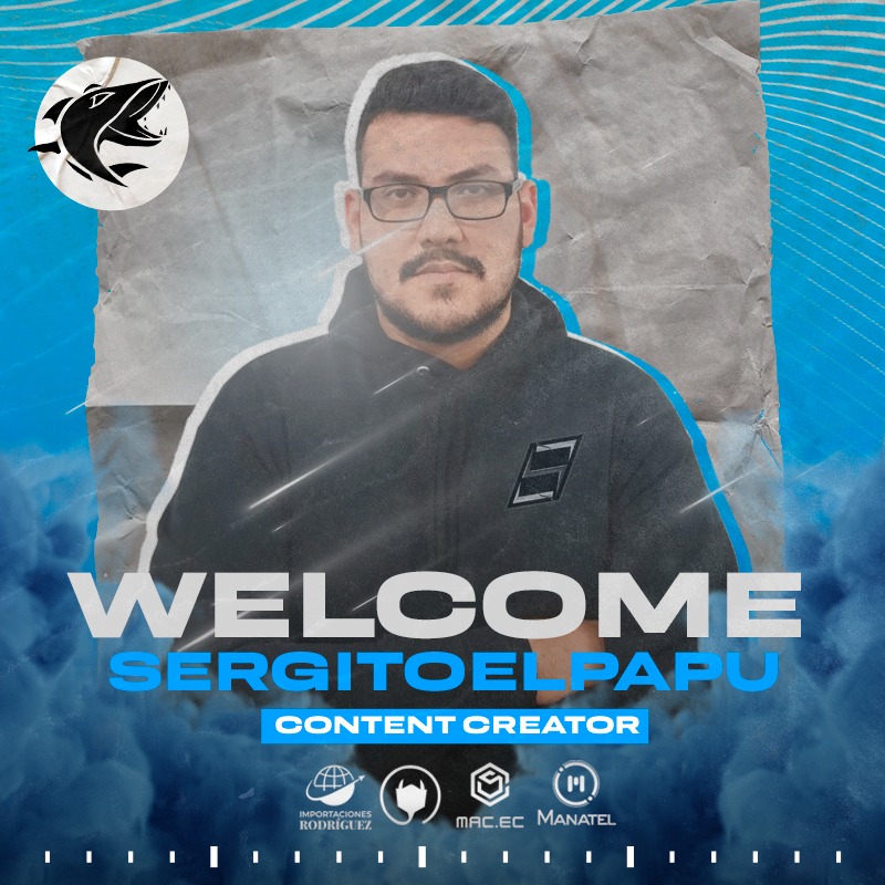 🔵¡Bienvenido!🔵
SergitoElPapu es nuestro primer creador de contenido con el estaremos haciendo actividades para la comunidad.

La familia celeste se va expandiendo, ¿qué esperas para unirte?

Siempre #BarracudaModeON🦈⬆️