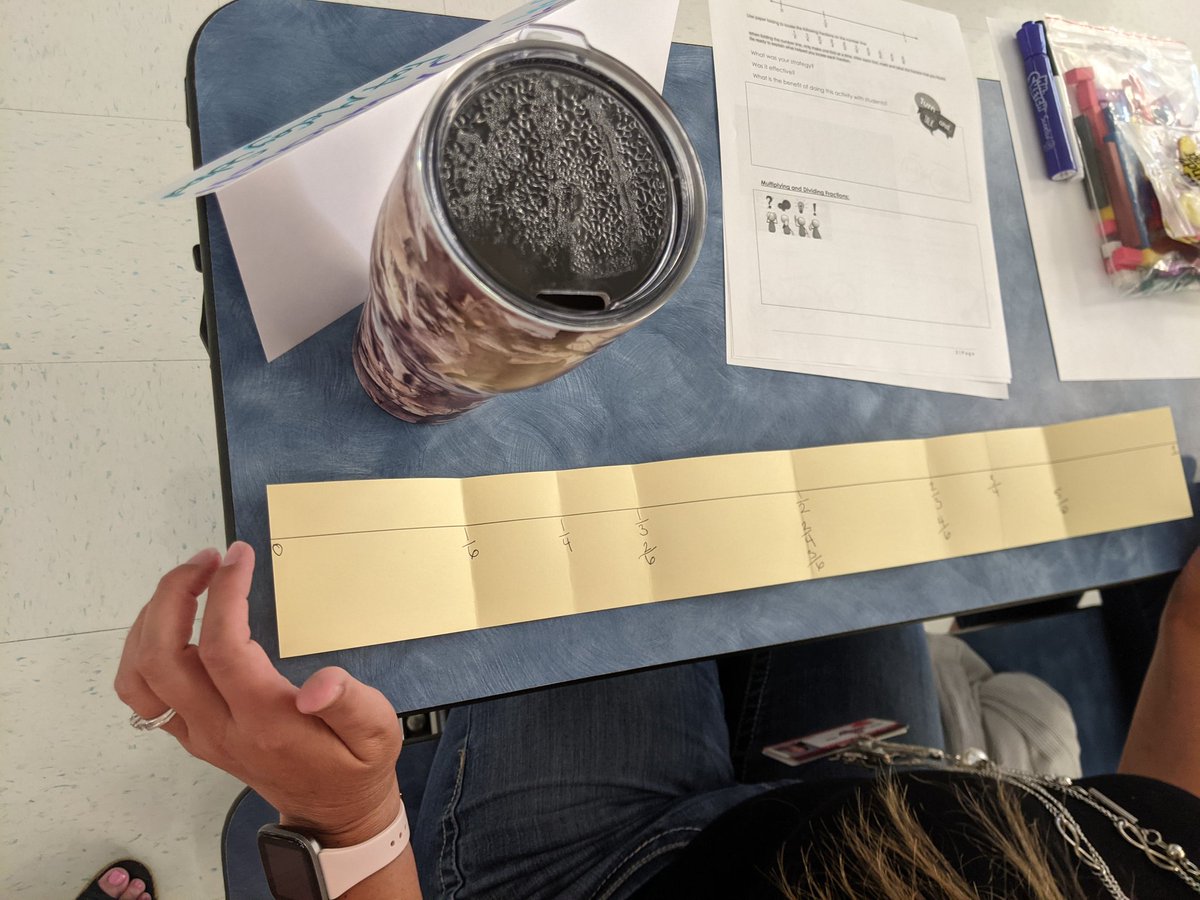 We had a great fraction-filled morning! We began with a fraction standards sort, and then explored with Cuisenaire rods, pattern blocks, counters and number lines to cement and extend our thinking. 🧮💭 <a href="/AmieMcCamley/">Amie McCamley</a> <a href="/MCPS_Elementary/">🍎 MCPS Elementary Education</a>