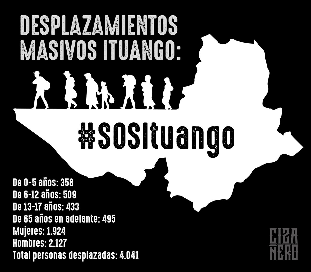 Cizanaparatodos's tweet image. #Ituango #SOSItuango #Desplazados #GruposAlMargenDeLaLey #NarcoEstado