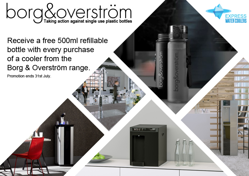 Free Water Bottle With Every Purchase of a Borg & Overstrom Water Cooler- ow.ly/61uG50FuKzv #WetherbyHour #DoncasterHour #HampshireHour #MerseyBiz #WestMidlandsHour #WiganHour #CalderdaleHour #DiscoverRipon #StaffordshireHour #SheffieldHour #WiltshireHour #SoutheastHour