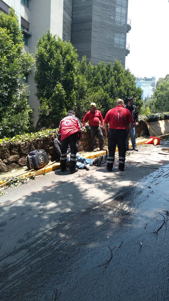 Los vecinos de la Colonia Paseo de las Lomas agradecen a <a href="/SUUMA_CDMX/">SUUMA Voluntarios 🚑</a>  por la asistencia pronta a una persona lesionada por la caída de una rama de un árbol. Muchas gracias. 👏🏻