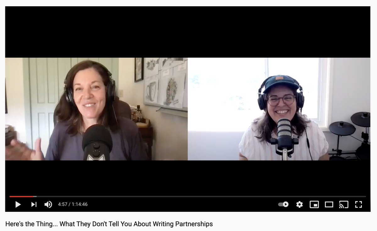 recklesscr8tive's tweet photo. Latest @recklesscr8tive #podcast is now live on YouTube w/ @SadieKDean &amp; @jeannevb. 

If you've ever pondered having a #writing partner, it's a must-watch. 

(Also live on our reg audio podcast platform, too.) 

#scriptchat #pipelinewriters

https://t.co/5BM6JdslMJ https://t.co/86rpgln8aD