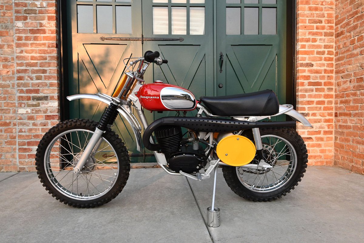 Up for auction at Sotheby’s…Steve McQueens Husqvarna Viking 360 👀👀