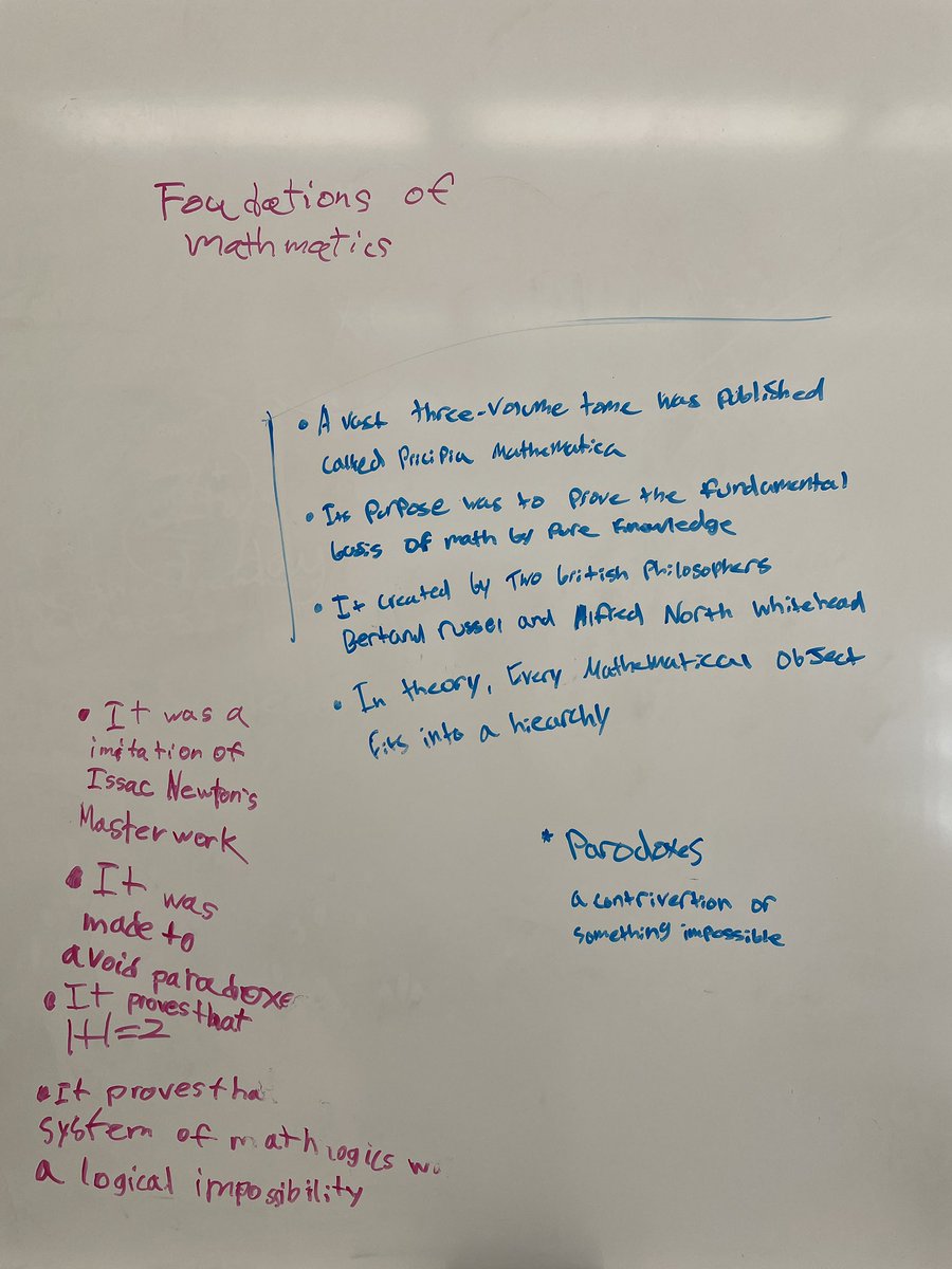 dbarman's tweet image. Impressive notes on #historyOfMath in #mathisfun camp @accel_ncssm @ncssm - by a rising 6th grader and an advanced 8yo - who also immediately knew that the sum of consecutive integers 1+2+3+...+i = i x (i+1) / 2 ! #mtbos #iteachmath #proudTeacher