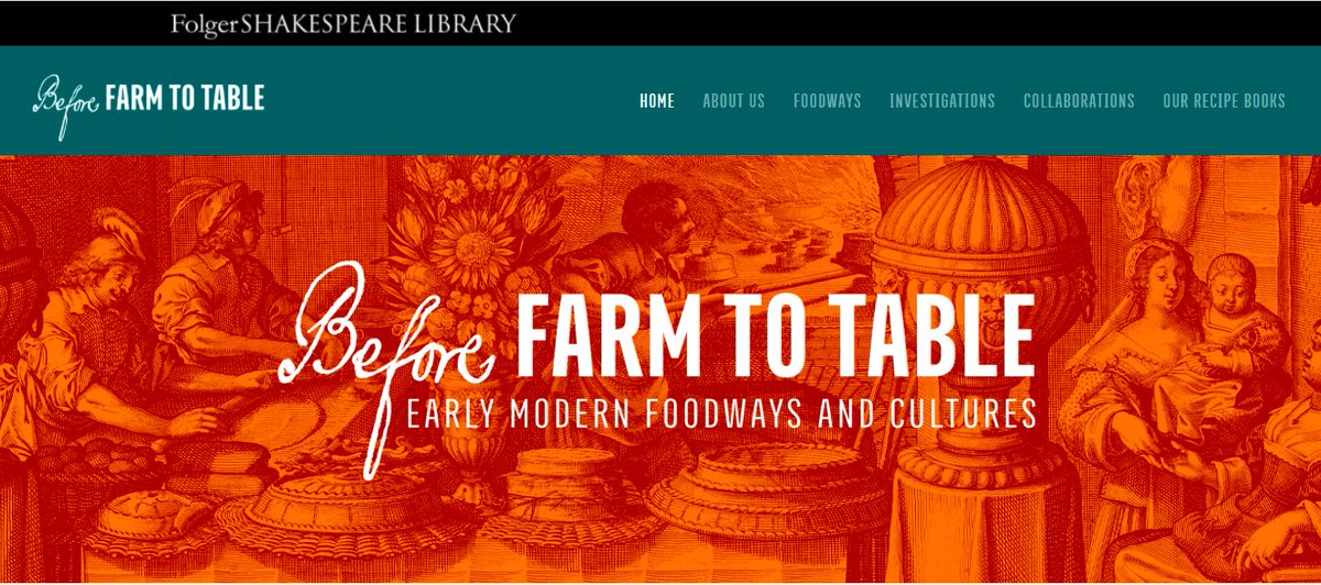 FolgerResearch's tweet photo. THE BFT WEBSITE IS LIVE! Take a look at this curated collection of all of the amazing #BeforeFarmtoTable work that our team has done over the past four years. https://t.co/9E7z6iSZYQ https://t.co/OIbGZy0n2Z