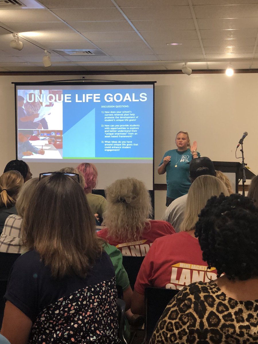 <a href="/MrsBurnettRES/">Kara Burnett</a> representing <a href="/RES_RSSS/">Rockwell Elem NC</a> Unique Life Goals plan #whatsnextrss 💜🚀