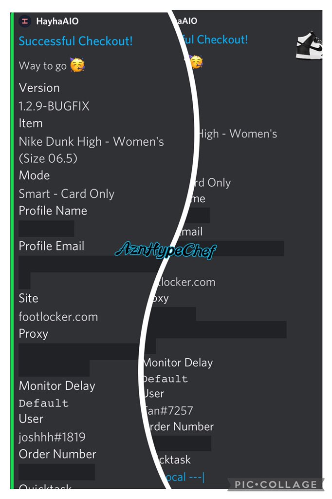 AznHypeChef's tweet photo. First time running Hayha @LicketySpliket got my back. Queueit what?
S @AznHypeServers 
B @HayhaBots 
P @LEMONPROXY2020 @KaBoomProxies @DonutProxies @Rainbow_Proxy @ProxyBaymax 
F @AteamChefs @TheATeamSlots @AznHypeClub @PulseSuccess @AMNotify @snkrknockerzllc @notify @BoroIncVIP https://t.co/Yo42NCsxh4