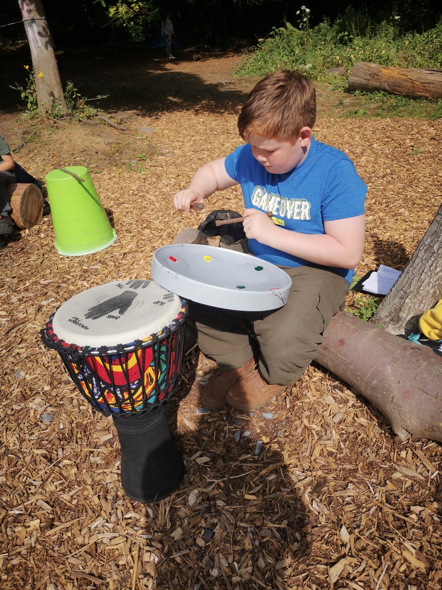 NIForestSchool's tweet photo. Thanks to The Gathering Drum for a fantastic morning.
#nifsa #forestschool #learningwithoutwalls #learningoutdoors #music #musicintheforest #drums #steeldrums https://t.co/lyekAto99T