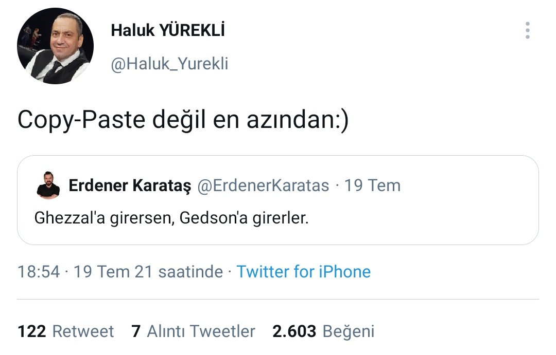 Yalan-dolan değil en azından:)