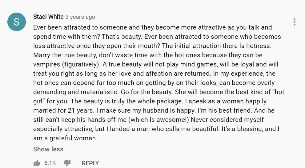 BrightSideOfTW's tweet photo. The difference between hotness and beauty. https://t.co/8Ipe5eia6B