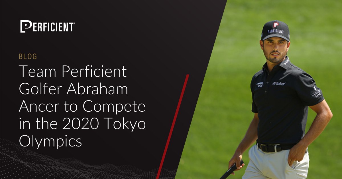 Perficient's tweet image. As the world gathers to watch the #Tokyo2020 Olympics, we’re excited to see #TeamPerficient professional golfer @Abraham_Ancer as he represents Mexico in the men’s golf event! Learn how you can watch Ancer at the #Olympics starting tomorrow! Read more: bit.ly/3BJ4hyW