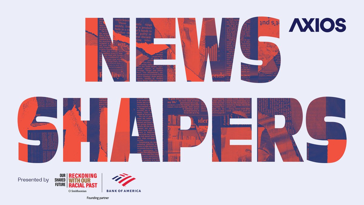 axios's tweet image. TOMORROW @ 12:30pm ET: @nialaboodhoo, @russcontreras and @alaynatreene host a conversation on systemic racism in America, feat. @WhipClyburn, activist @rosaclemente, and author @michelleduster. #AxiosEvents 

REGISTER: bit.ly/3rxDYqH Presented by @BofA_News