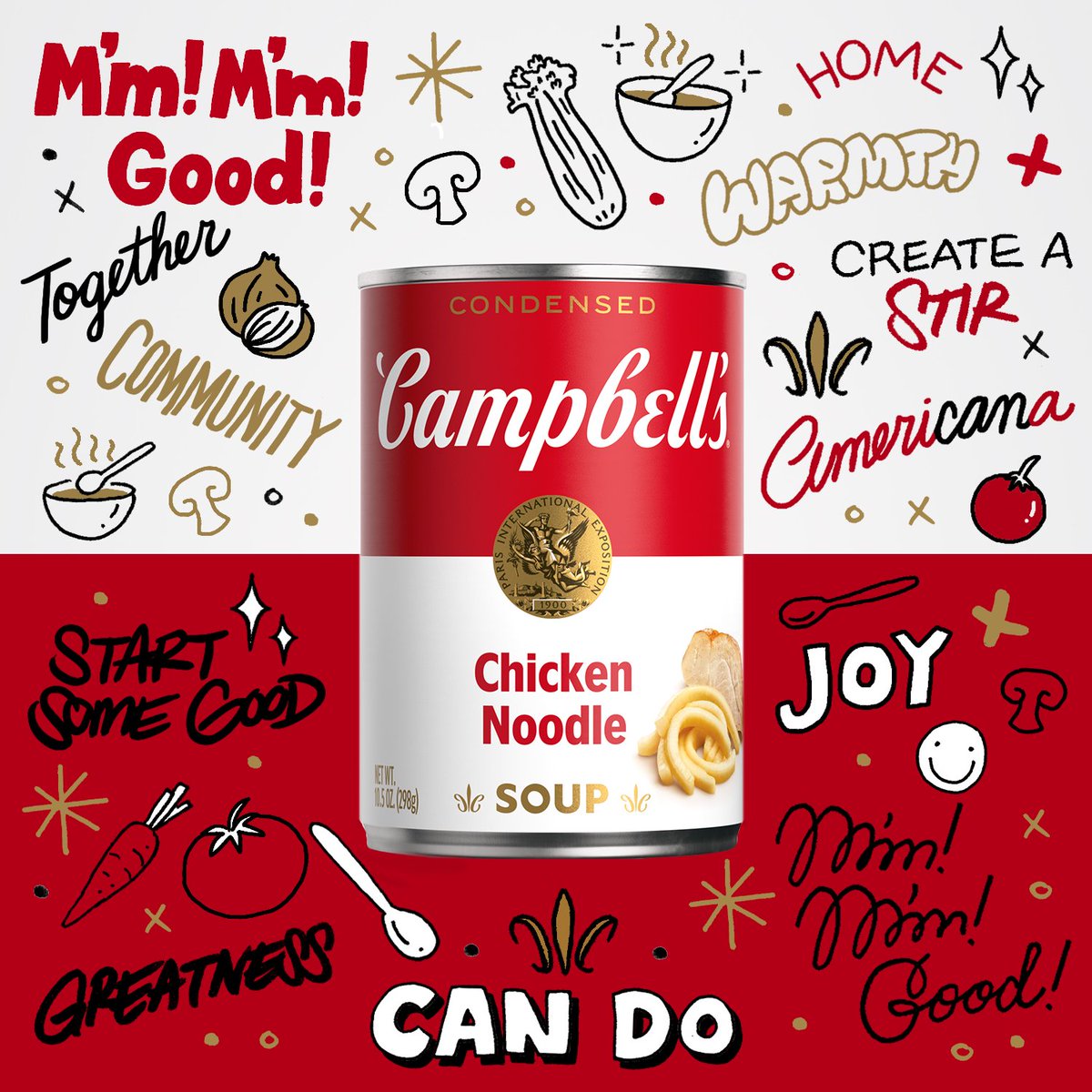 We are dropping our first ever #NFT.🙌For a chance to purchase a minted Campbell's piece designed by @esymai visit @NTWRKlive or head over to @OpenSea to place a bid on the exclusive animated version. All proceeds will be donated to @FeedingAmerica. bit.ly/3zFRUSl