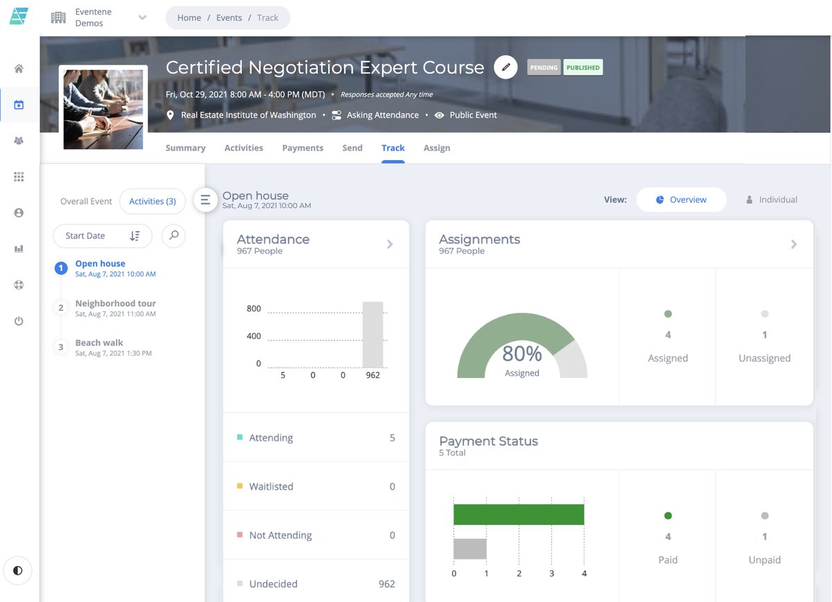 Eventene tweet media