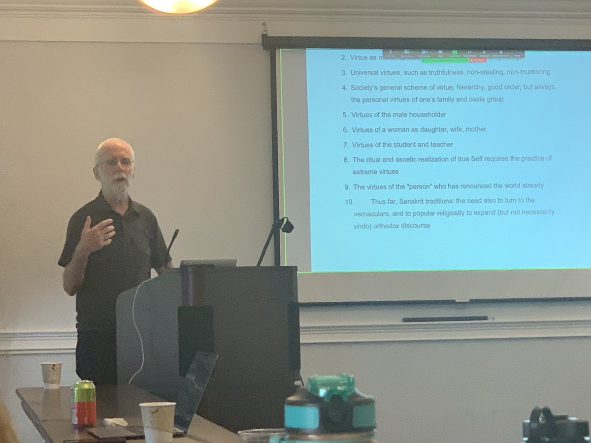 cooperationlab's tweet photo. We finished up this morning's session on religion and culture with a wonderful talk by Frank Clooney on virtue in Hinduism--all fascinating work and discussions! https://t.co/ZPmt0sGsBa