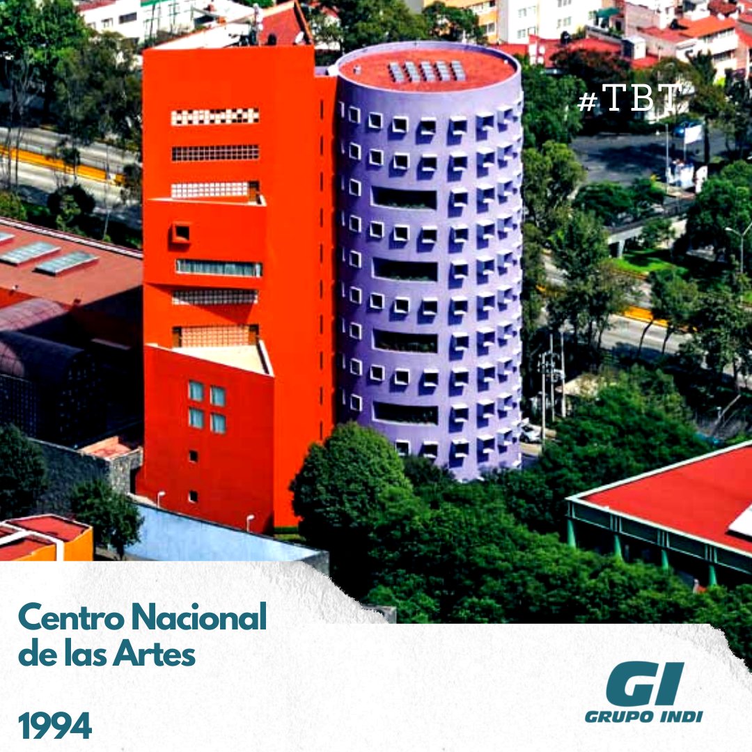 En 1994 inició la construcción del Centro Nacional de las Artes, un centro  educativo, cultural y artístico ubicado en la Ciudad de México. #GrupoIndi  #Construcción #Cultura #Museos #Obras #ingenieros #construccionesméxico, image size:1080x1080
