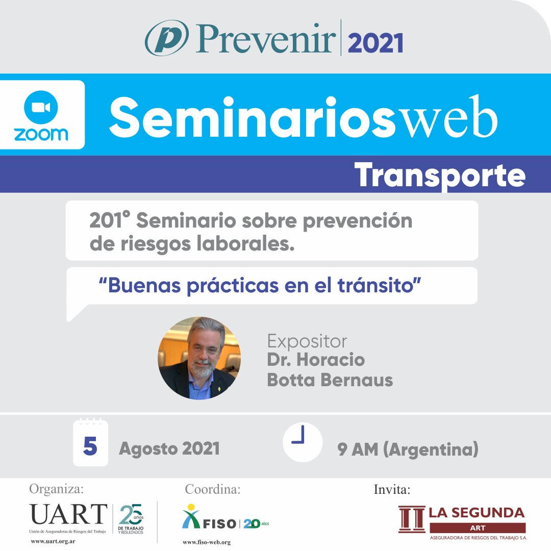 L2_LaSegunda's tweet photo. 📢Participá de un nuevo Seminario Web del #Prevenir2021 : “Buenas prácticas en el tránsito”. Invita #LaSegundaART.
📆Jueves 5/08, 9 am; desde la plataforma Zoom.
👉🏻Actividad abierta y gratuita, con cupos limitados. Inscribite en: https://t.co/7eSkGK7izt
#ProgramaPrevenir https://t.co/FHiqgGqi21