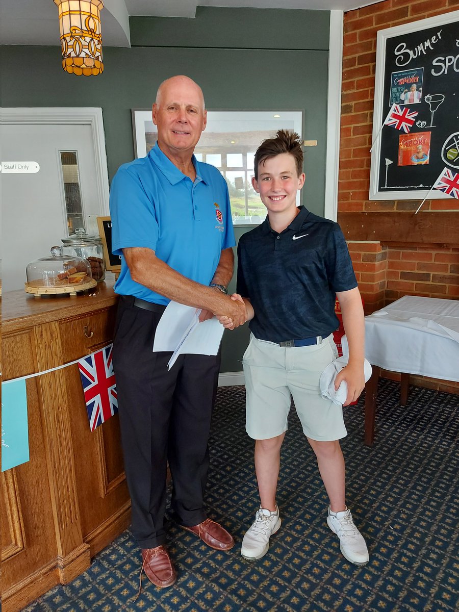 Congratulations to Albie Beeston <a href="/NorthHantsGC/">North Hants GC</a> Hampshire County Under 12 Champion