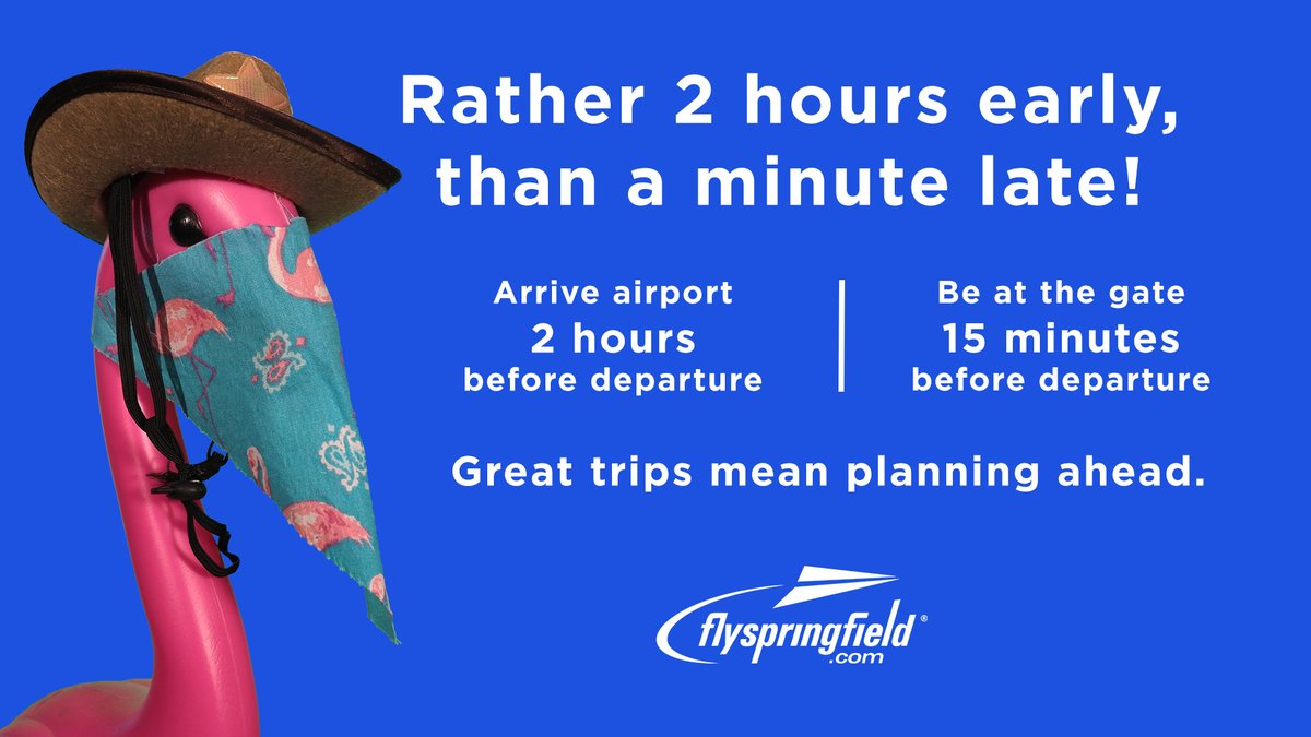 That's the line at the security checkpoint this morning. The number of people using the airport is at, or near pre-pandemic levels. Please be sure to arrive at the airport at least two hours before your flight's scheduled departure. #sgf #springfieldmo #bransonmo