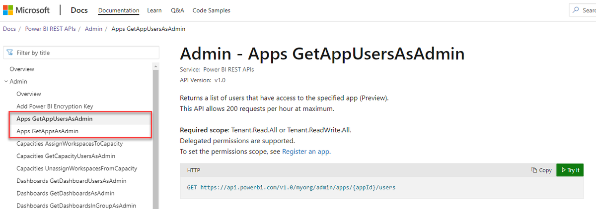 van_beekveld's tweet image. Hmmm are these new? #PowerBI #AdminAPI