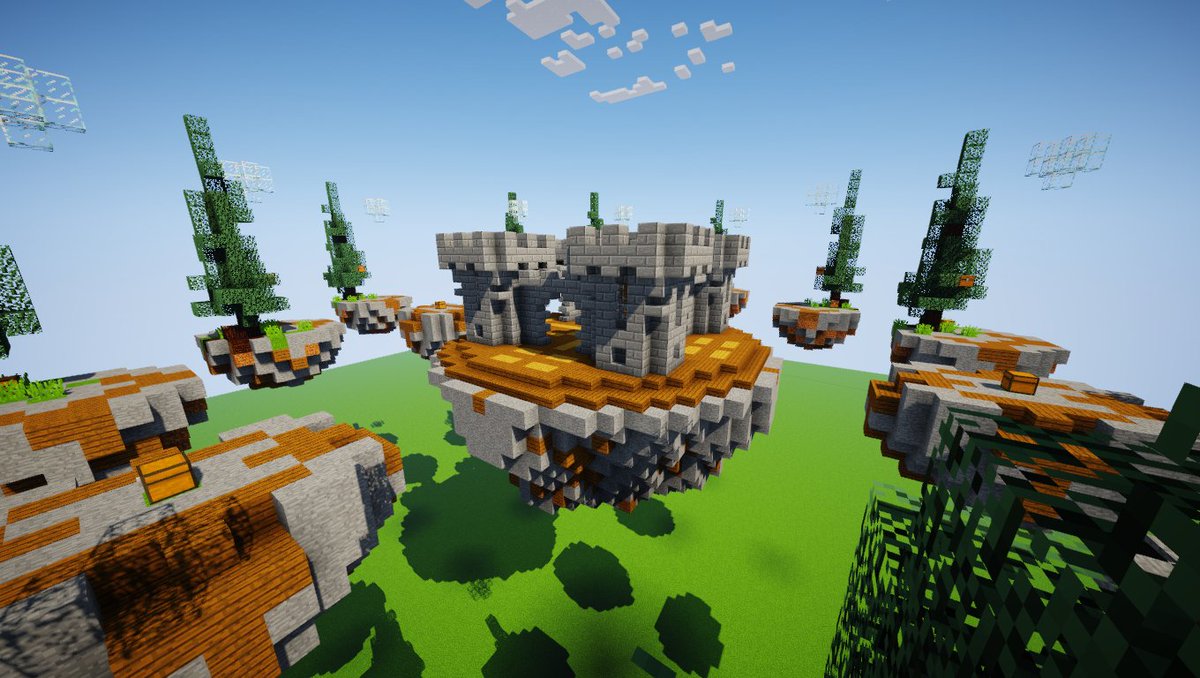 NOVO MAPA DE SKY WARS

Mapa concluído com sucesso.
Gostei muito do resultado, é um bom mapa pra rush, mas bom de pvp também.