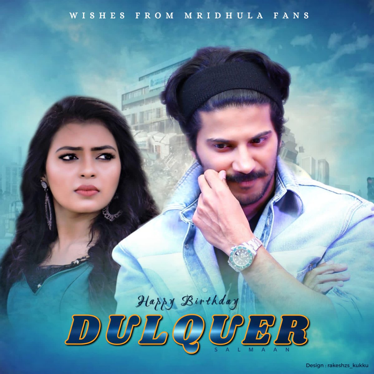 Vishnu_wD's tweet photo. Wishing a Lovely and Rocking Birthday to the Prince of Mollywood 🎉💥
#HBDDearestDULQUER 
@dulQuer  #DulquerSalmaan 💖

Wishes From @MridhulaVijai Fans ❤️🤗
Design @rakeshzs_kukku https://t.co/uofhYNoaeb