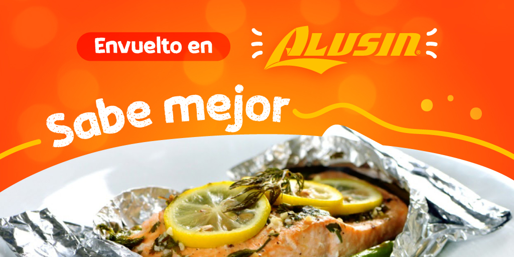 GUIBER on X: "Papel Aluminio Alusin es el ideal para envolver tus platillos  al horno y mantener todo el sabor ¡Pruébalo! 🍲 #Alhorno #Cocina  https://t.co/ArpnTyawOW" / X