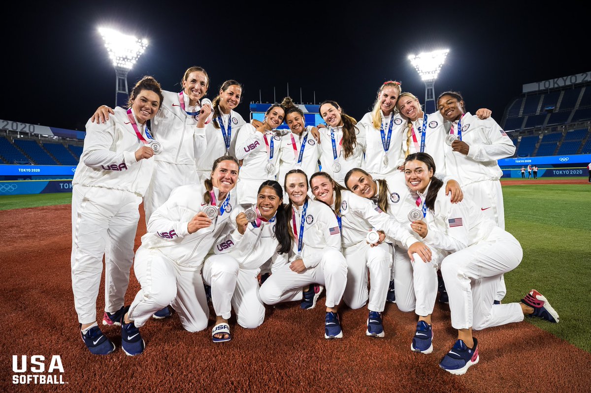 Usa Softball Women S National Team Your Tokyo Olympic Silver Medalists Tokyoolympics Teamusa