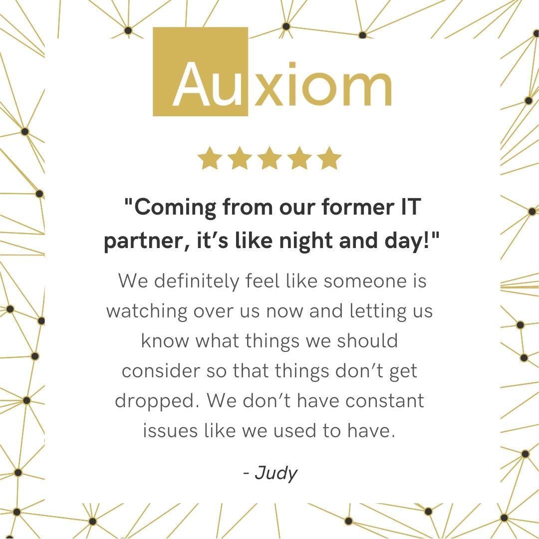 Looking for hassle-free IT? Auxiom's Managed IT Services are your remedy for those IT headaches!
Find out more about Managed IT now! buff.ly/3hVqf91
#managedIT #smallbusiness #michiganbusiness #CyberSecurity #ITConsulting