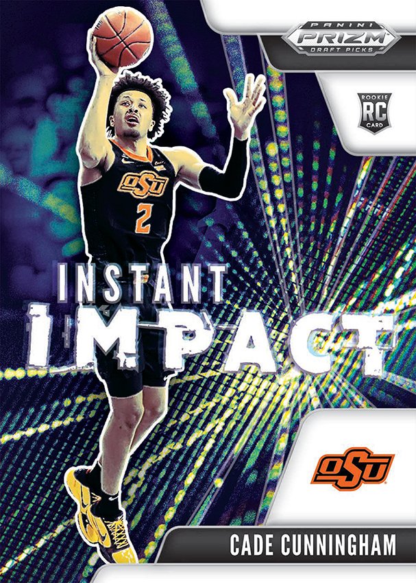 PaniniAmerica's tweet photo. .@PaniniAmerica inks exclusive trading card pact with @OSUMBB star @CadeCunningham_, projected to be the first player taken in Thursday's 2021 #NBADraft.
#WhoDoYouCollect | #NBA
#RatedRookie
https://t.co/jhiM819rGJ https://t.co/E6wHK1Ojw4