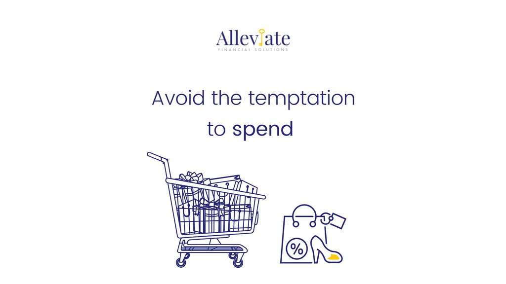 AlleviateFin's tweet image. Finally, the most important tip that people need to follow when it comes to dealing with financial stress is to avoid temptation. ⁠