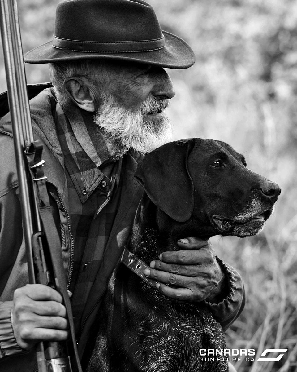 canadasgunstore's tweet image. What are the best hunting dog breeds? Share us a photo of your doggo 🐶 #mansbestfriend #huntingwithdogs #doghunters