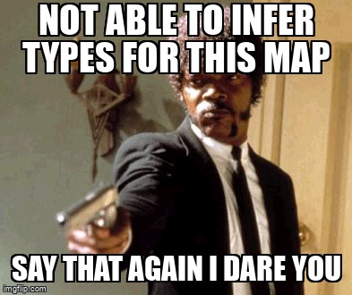 overflow_meme's tweet image. Not able to infer types for this map stackoverflow.com/questions/6854… #typescripttypings #typescript #javascript