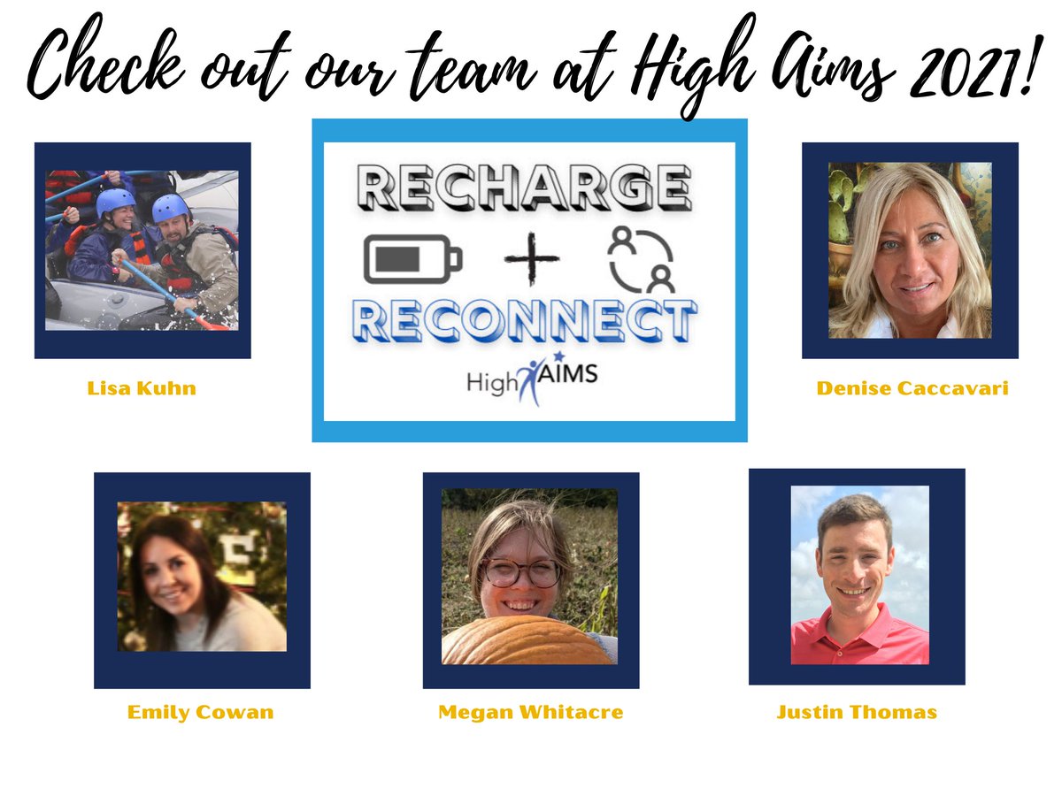 RRCoachCast's tweet photo. Check out some of our team members at High Aims 2021! We love opportunities to share and learn from others!
#highaims #edtech #FEK12 https://t.co/6LVreqRelL