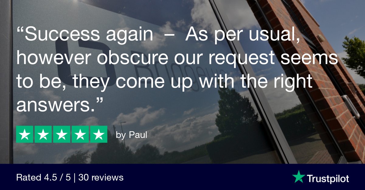 A recent excellent 5-star #Trustpilot review for the team here at Bridgeway! We're always thrilled to read these. You can see more here: hubs.la/H0T96bw0