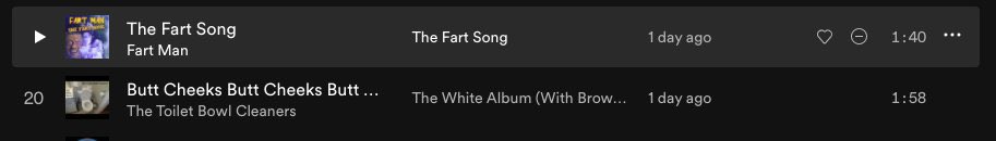 Tell me you have a toddler without telling me you have a toddler. Songs courtesy of my Discover Weekly on <a href="/Spotify/">Spotify</a>