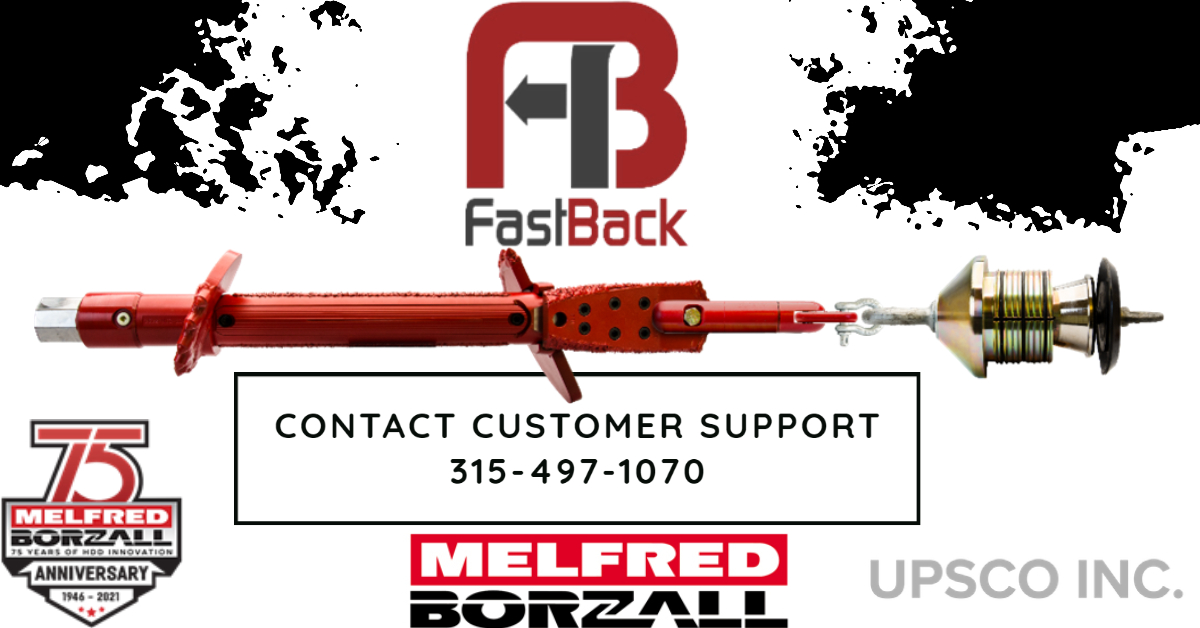 Melfred Borzall, Inc. patented FastBack system gives you the pullback devices you need to quickly ream up to a 12″ hole… without ever taking the drill head off. Contact our Customer Support team and get the most out of your HDD Rigs!